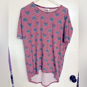 Lularoe Irma(discontinued style) USA flag
